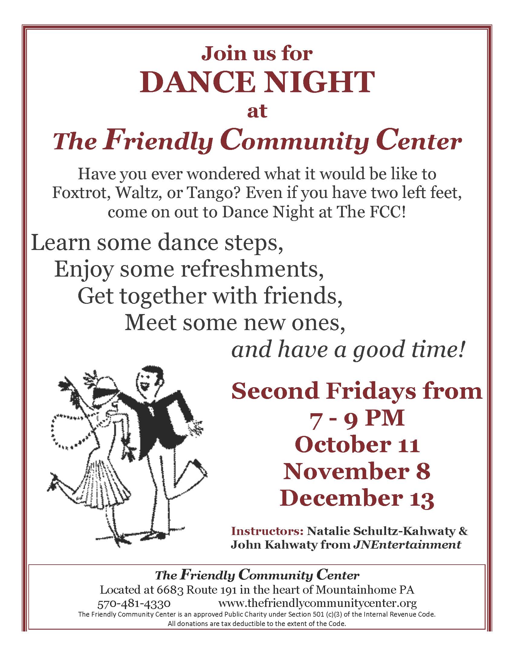 FCCDanceNightSign